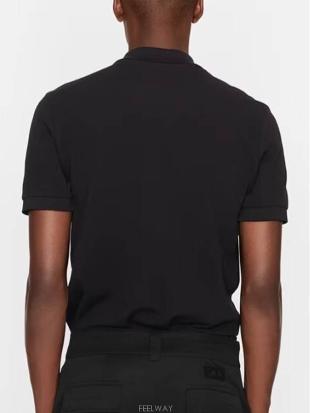 CD Icon Cotton Polo Shirt Black - DIOR - BALAAN 5