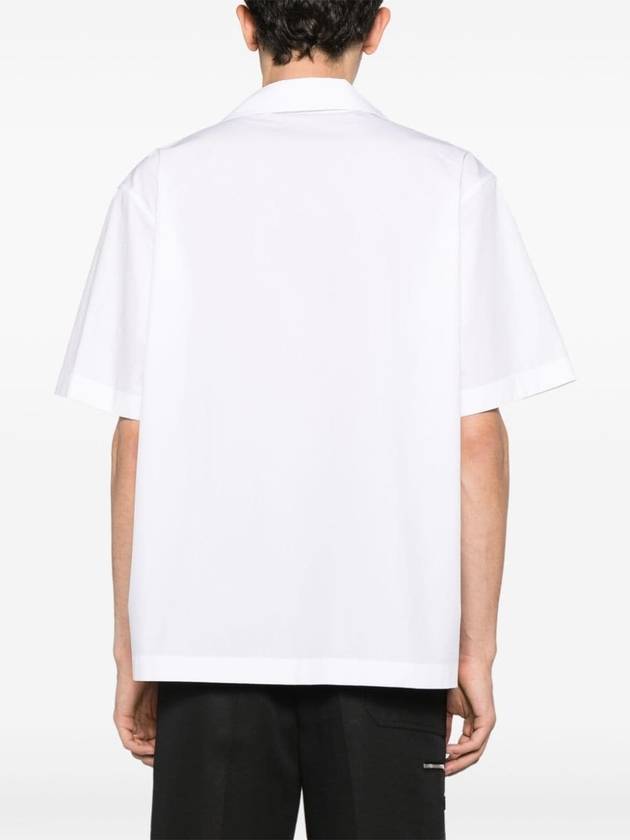 Men s V logo short sleeve shirt white - VALENTINO - BALAAN 6