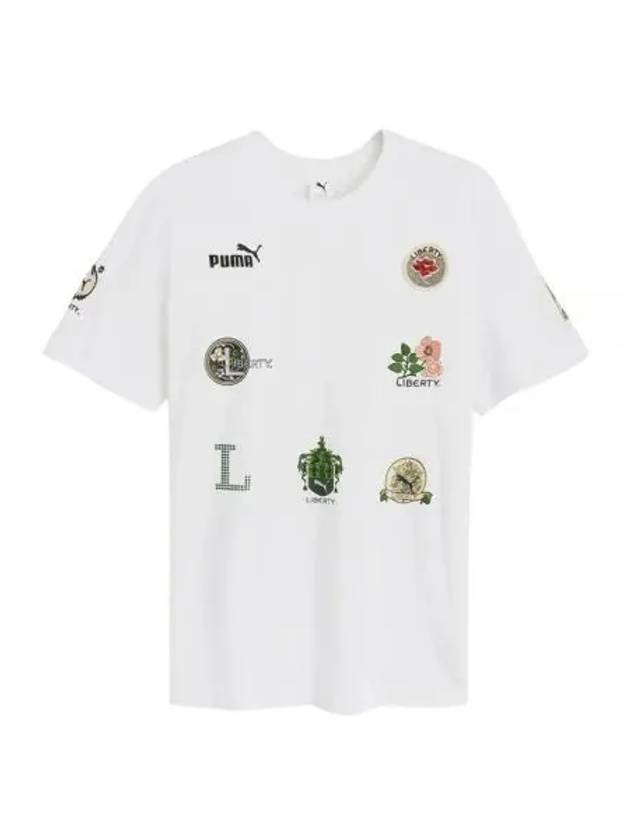 Badge Short Sleeve T-Shirt White - PUMA - BALAAN 1