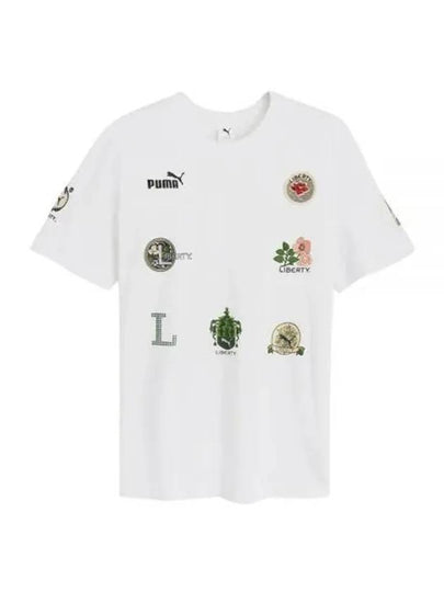 Badge Short Sleeve T-Shirt White - PUMA - BALAAN 2