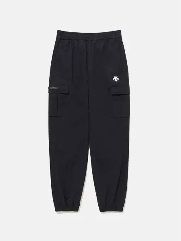 Junior Cargo Woven Warm up Pants Black SP32JUPT82 - DESCENTE - BALAAN 1