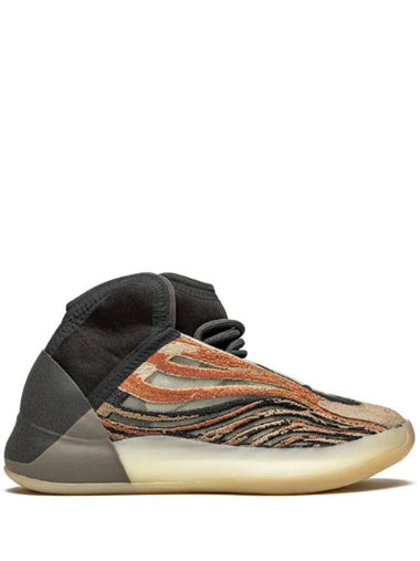 Yeezy QNTM High Top Sneakers Flash Orange - ADIDAS - BALAAN 1