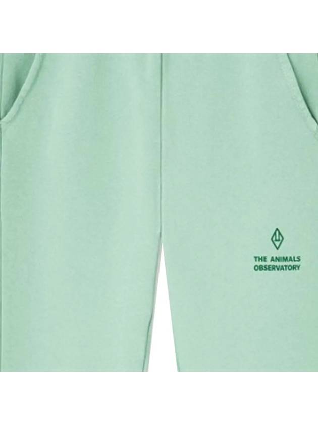 Kids Logo Printing Pants Pastel Green F23124 257GE - THE ANIMALS OBSERVATORY - BALAAN 4