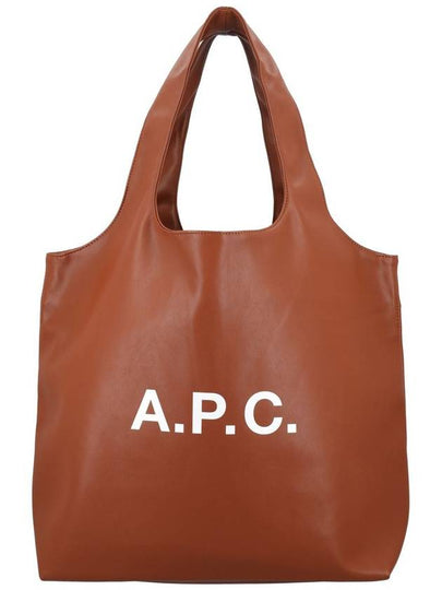 Ninon Logo Print Tote Bag Nut Brown - A.P.C. - BALAAN 2