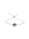 Swan Crystal Pearl Rhodium Plated Bracelet Grey - SWAROVSKI - BALAAN 2