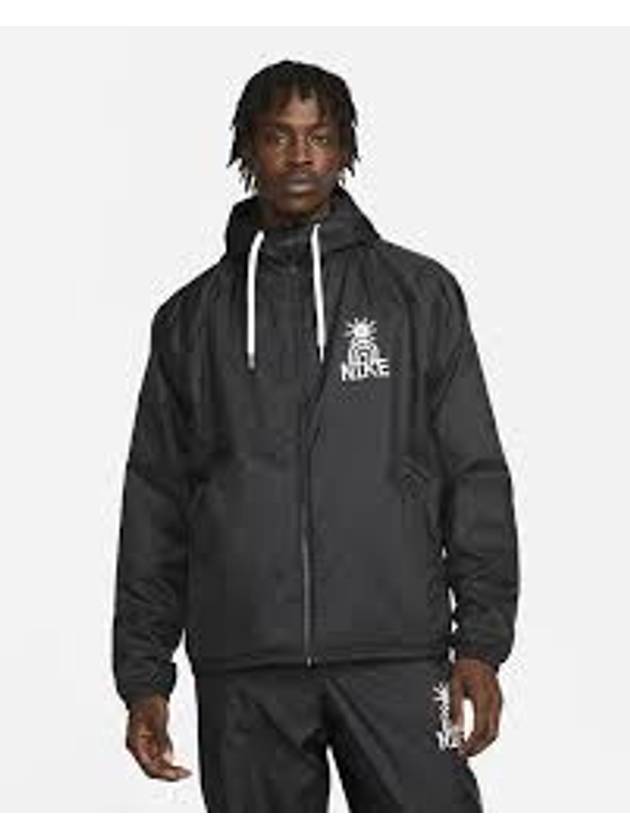 Lined Winterized Track Jacket Black - NIKE - BALAAN 2