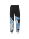 Graphic Printing Track Pants Black - STONE ISLAND - BALAAN 2