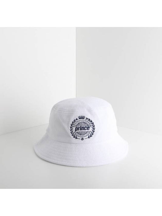 Prince Crest Bucket Hat White - SPORTY & RICH - BALAAN 2