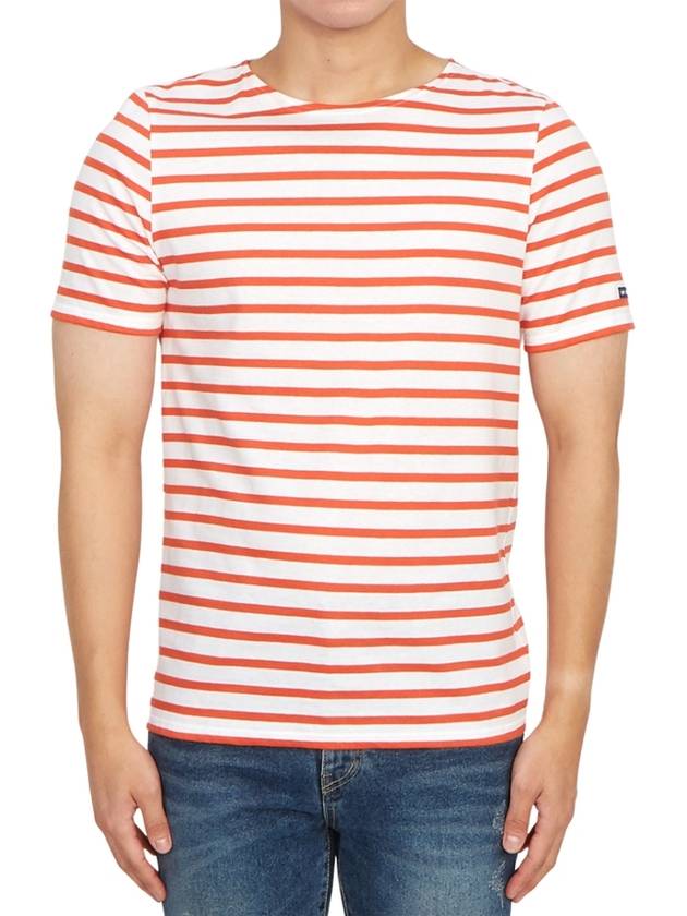 Levant Striped Sailor Short Sleeve T-Shirt Neju Sanguin - SAINT JAMES - BALAAN 2