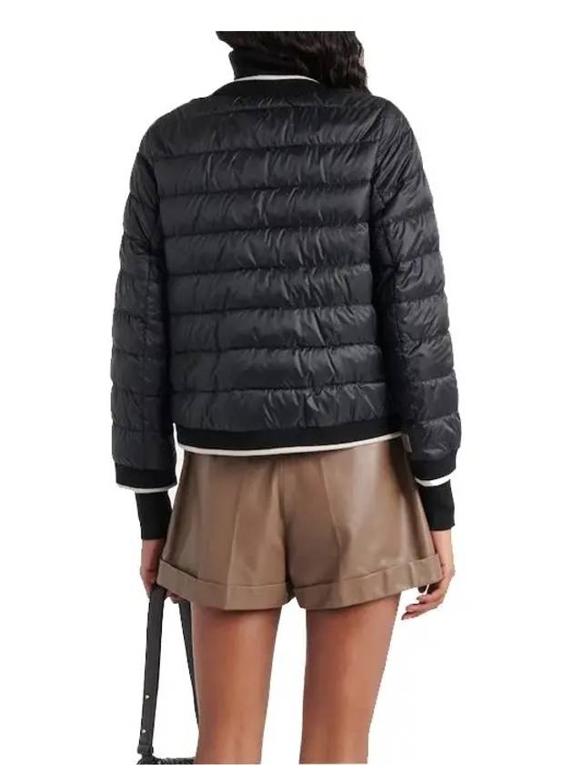 Jackie Quilted Down Jacket Black - MAX MARA - BALAAN 4