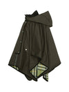 Kids Hooded Cape Khaki 8078227 A3476 - BURBERRY - BALAAN 4