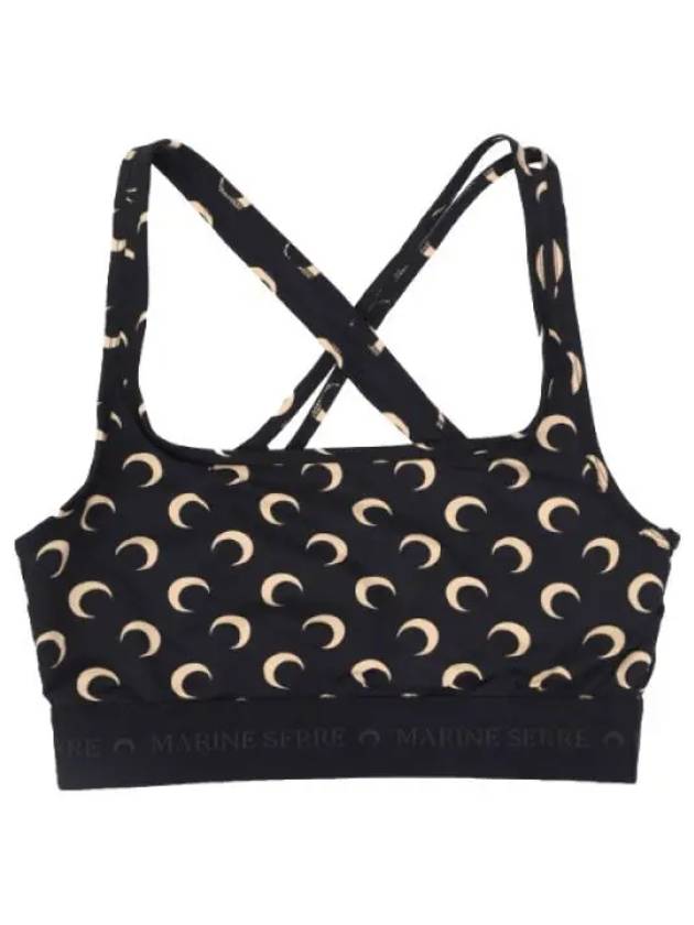 All Over Moon Jersey Sports Bra - MARINE SERRE - BALAAN 1