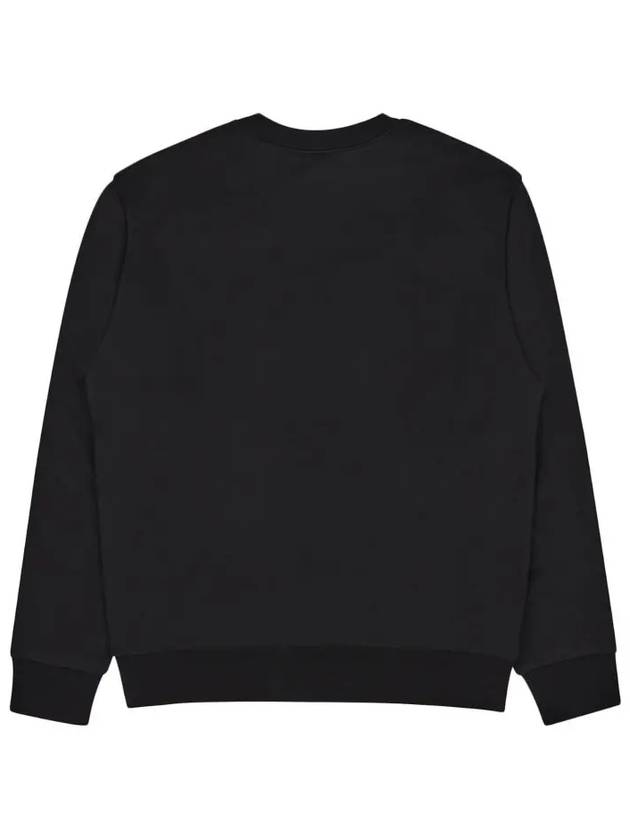 Men's Steve Logo Sweatshirt Black - A.P.C. - BALAAN 4