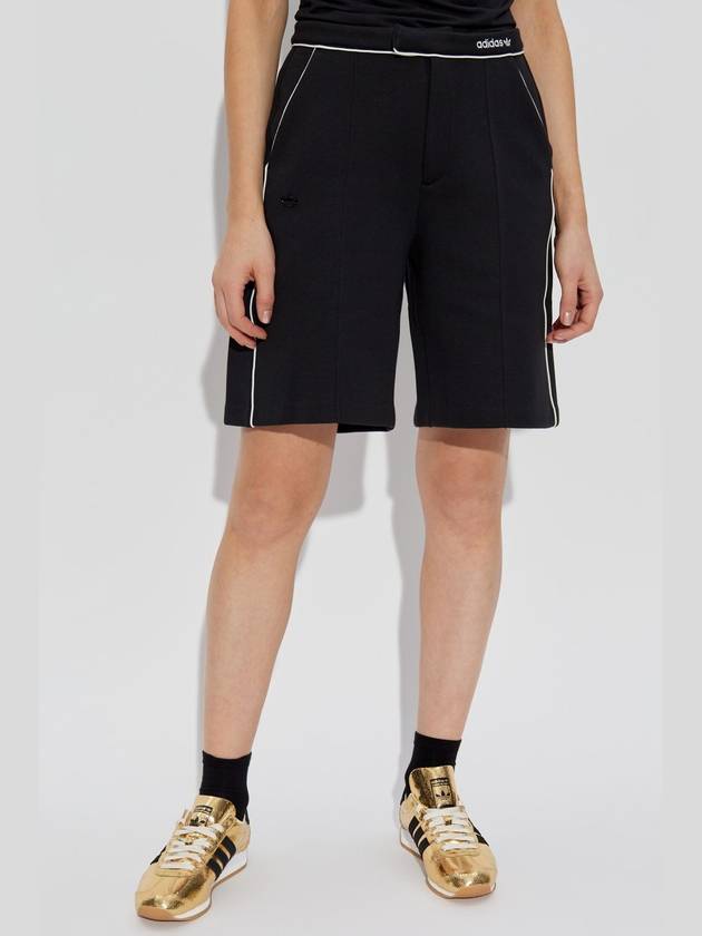 ADIDAS Originals Logo Shorts, Women's, Black - ADIDAS ORIGINALS - BALAAN 3