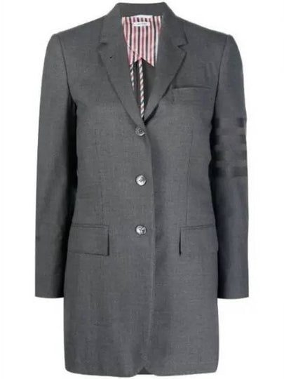 4 Bar Wool Jacket Grey - THOM BROWNE - BALAAN 2