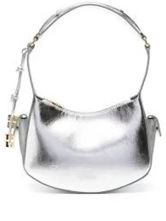 Swing Metallic Shoulder Bag Silver - GANNI - BALAAN 2