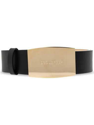 Dsquared2 Leather Belt, Men's, Black - DSQUARED2 - BALAAN 1