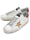 Superstar Classic Low Top Sneakers Red Beige White - GOLDEN GOOSE - BALAAN 4