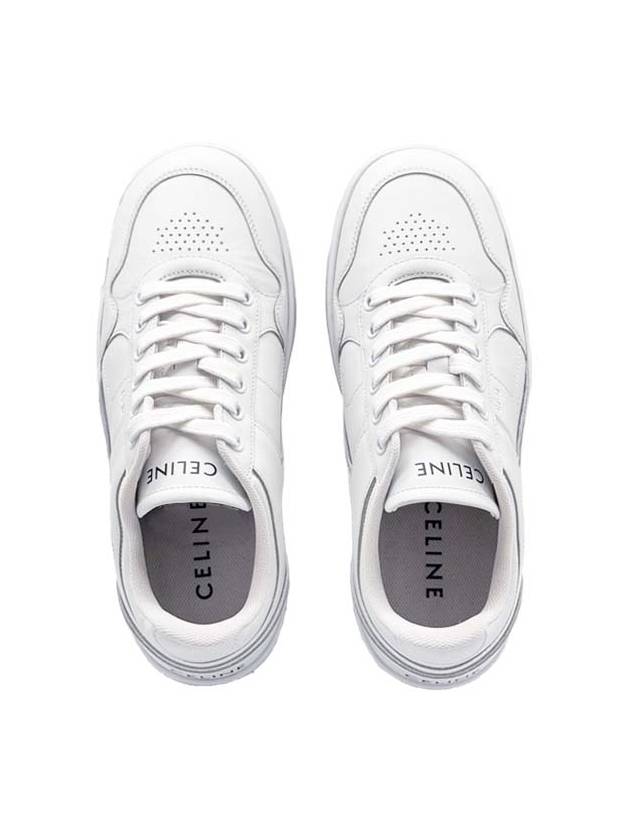 logo on leather low top sneakers white - CELINE - BALAAN 6