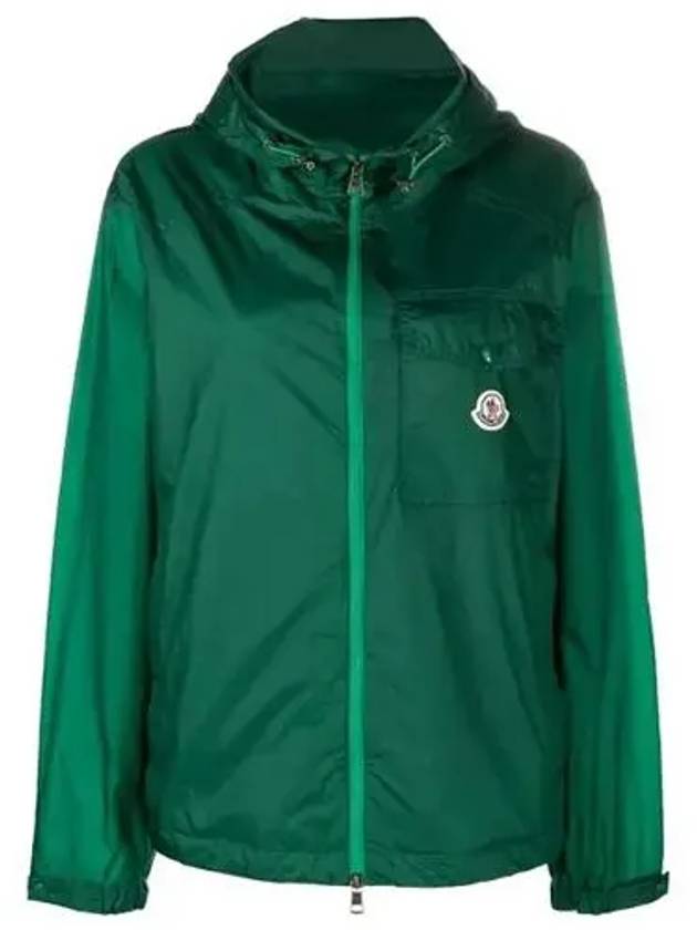 Men's Samakar Hooded Zip-Up Jacket Green - MONCLER - BALAAN 2