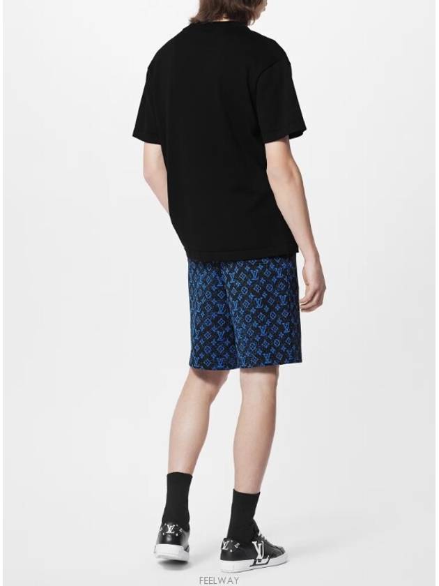 Signature Short Sleeve T-Shirt Black - LOUIS VUITTON - BALAAN 6