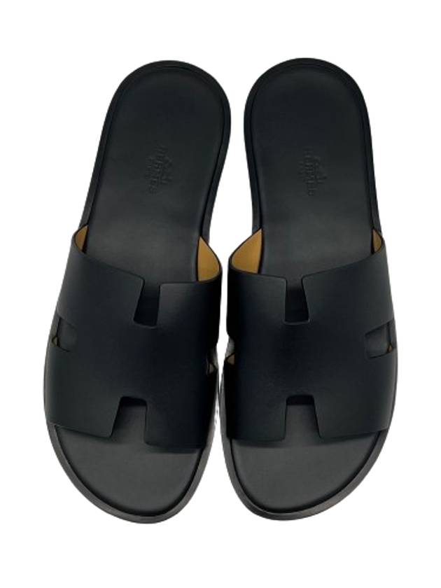 Izmir Sandal Calfskin & Noir - HERMES - BALAAN 3