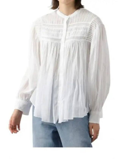 PLALIA HT0002FA A1J03E 20WH Blouse - ISABEL MARANT - BALAAN 1