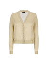 Lurex Details Cardigan Beige - FABIANA FILIPPI - BALAAN 2