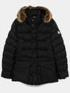 Men s CLUNYE Fur Hood Padding Black 1C00010 596K7 999 - MONCLER - BALAAN 1