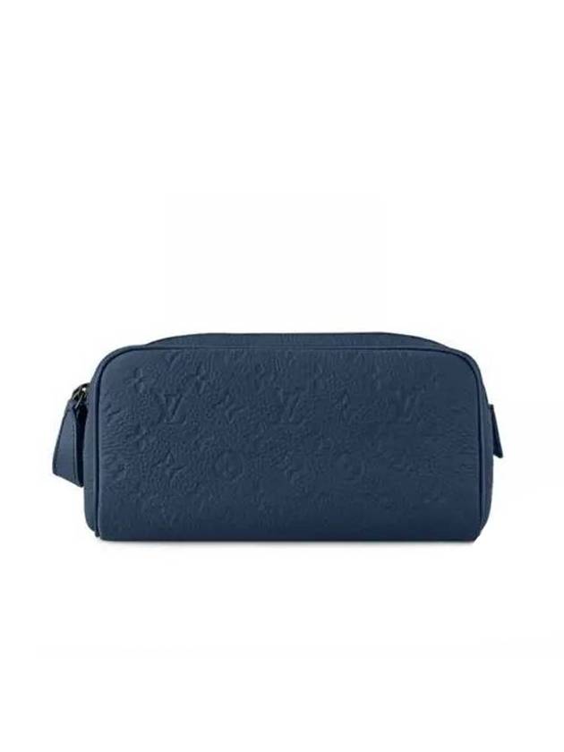 Louis Vuitton Dopp Kit Monogram Pouch Bag Navy - LOUIS VUITTON - BALAAN 1