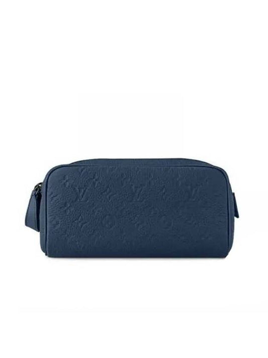 Dob Kit Monogram Clutch Bag Navy - LOUIS VUITTON - BALAAN 1