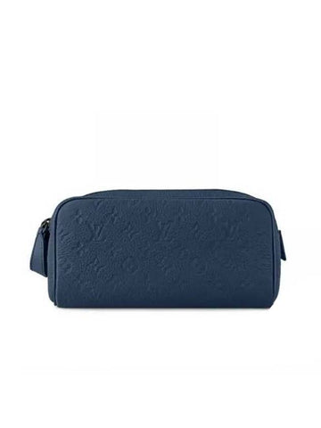 Dopp Kit Monogram Pouch Bag Navy - LOUIS VUITTON - BALAAN 1