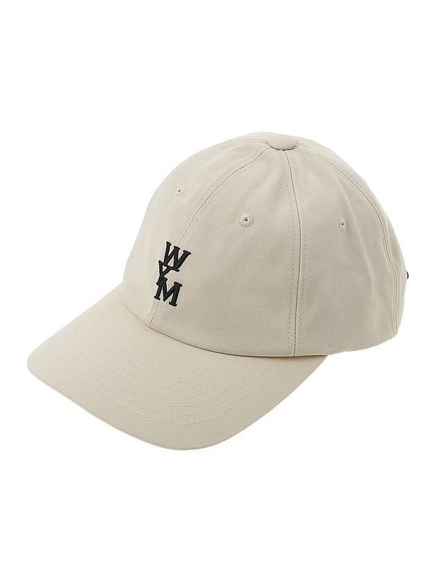 Logo Cotton Ball Cap Ivory - WOOYOUNGMI - BALAAN 1