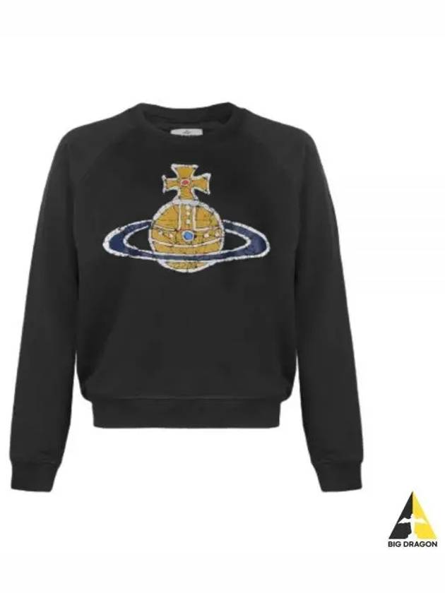 Time Machine Raglan Sweatshirt Black - VIVIENNE WESTWOOD - BALAAN 2