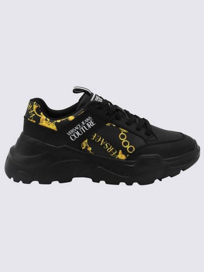 Chain Couture Speedtrack Low Top Sneakers Black - VERSACE - BALAAN 2