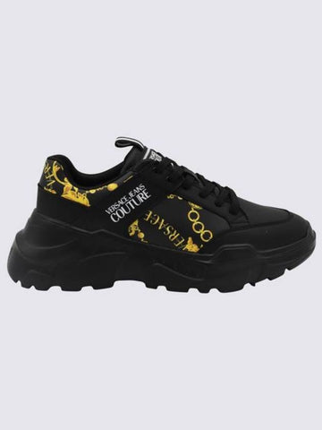 Sneakers 77YA3SC2ZP324G89 Black Gold - VERSACE - BALAAN 1