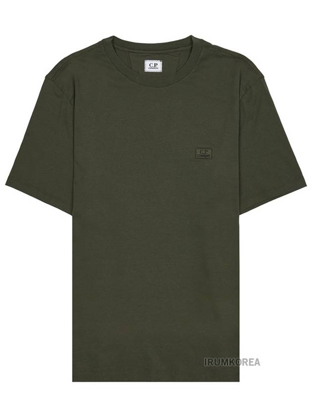 30/1 Jersey Logo Short Sleeve T-Shirt Green - CP COMPANY - BALAAN 2