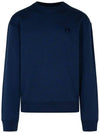 Bold Fox Head Cotton Sweatshirt Ink Blue - MAISON KITSUNE - BALAAN 2