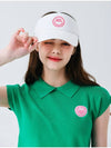 Smile sun visor WHITE - MONBIRDIE GOLF - BALAAN 9