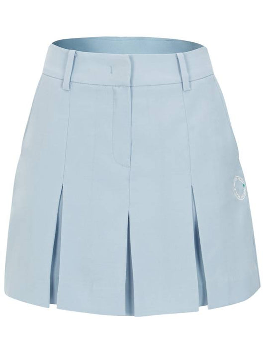 Pleated Skirt Pants Sky Blue - BUTTONPLAY - BALAAN 1