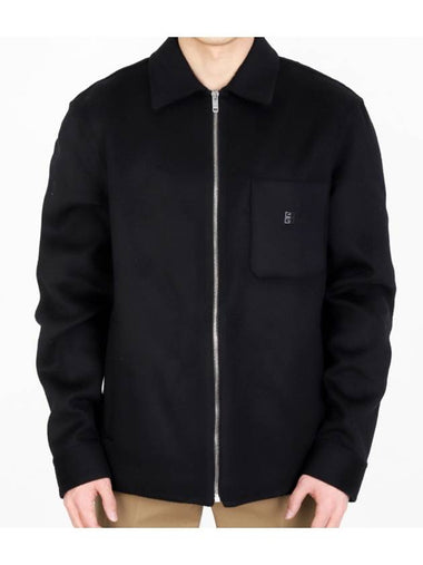 4g Zipper Wool Cashmere Jacket Black - GIVENCHY - BALAAN 1