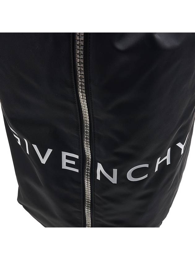 Logo Nylon Zippper Backpack - GIVENCHY - BALAAN 7