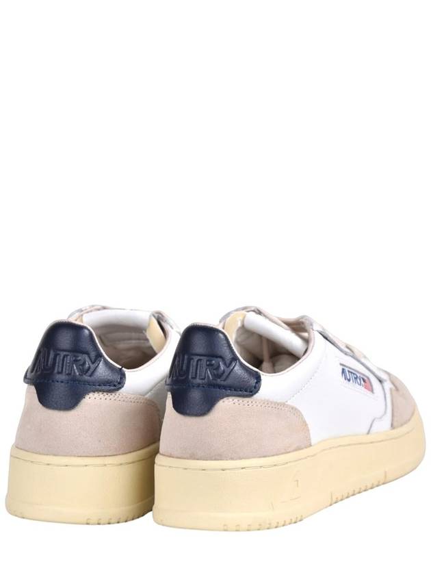 Medalist Navy Tab Low Top Sneakers White Blue - AUTRY - BALAAN 4