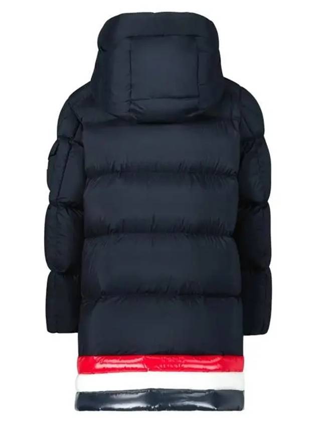 Moncler Kids 8 10 MARAT hood long padding navy - MONCLER - BALAAN 3