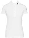 Women's Tour Tech Golf Polo White - J.LINDEBERG - BALAAN 2