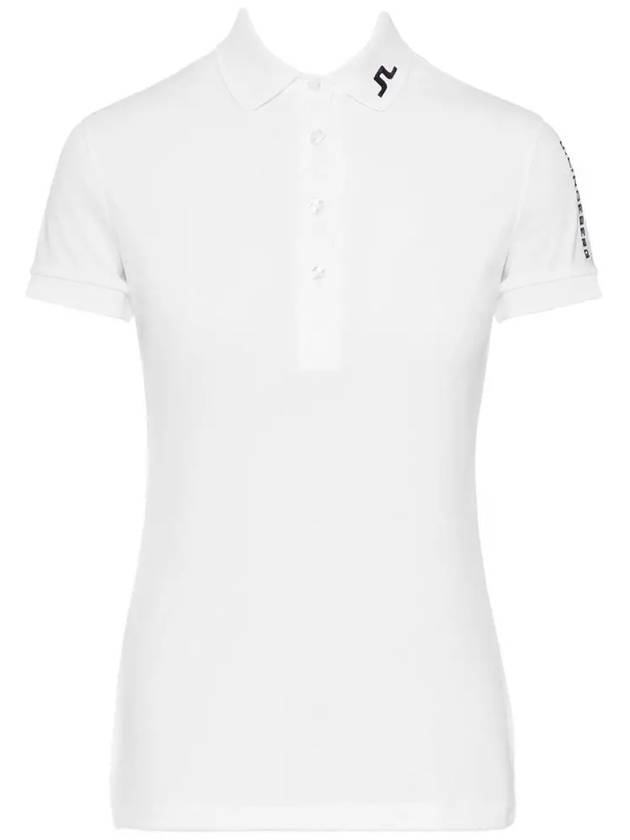 Women's Tour Tech Golf Polo White - J.LINDEBERG - BALAAN 2