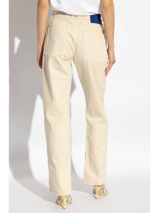 Burberry ‘Straight’ Jeans, Women's, Cream - BURBERRY - BALAAN 4