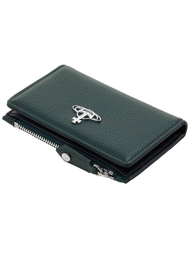 Slim Flat Card Wallet Green - VIVIENNE WESTWOOD - BALAAN 5