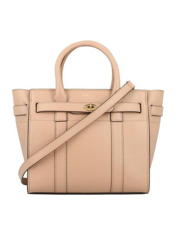 Bayswater Zipped Mini Tote Bag Maple - MULBERRY - BALAAN 1