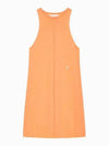 JEANS Women s Orange Crochet Dress J221398 SFX - CALVIN KLEIN - BALAAN 1